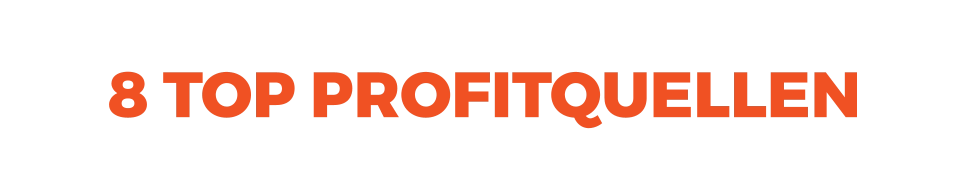 Profitieren Sie ab sofort von bis zu 8 TOP PROFITQUELLEN alle lukrativ und 5 im Startpaket inklusive!